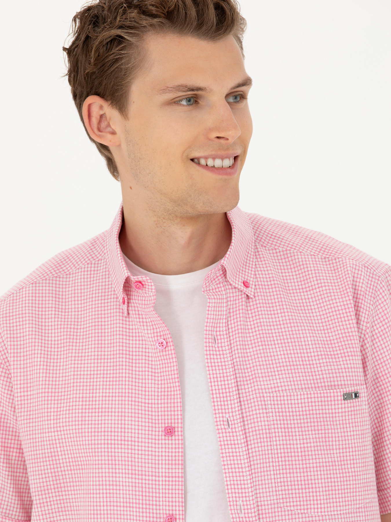 Рубашка US Polo модель USPAINT.1579694.VR041 Фото