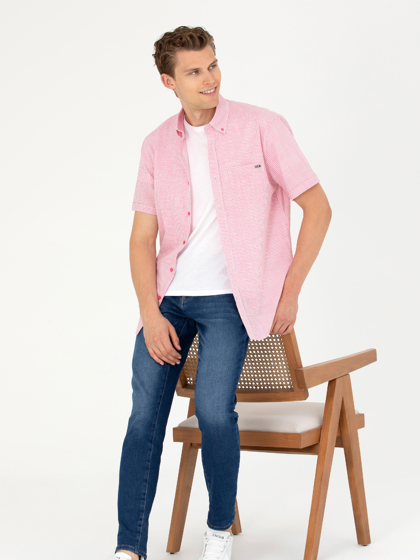 Сорочка повсякденна US Polo модель USPAINT.1579694.VR041 Фото