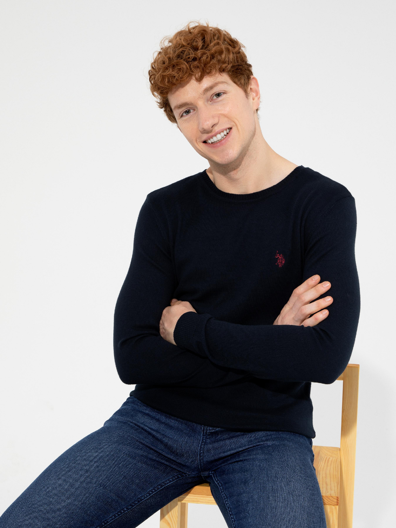 Джемпер US Polo модель G081SZ0TK.000.1428993.VR033 Фото