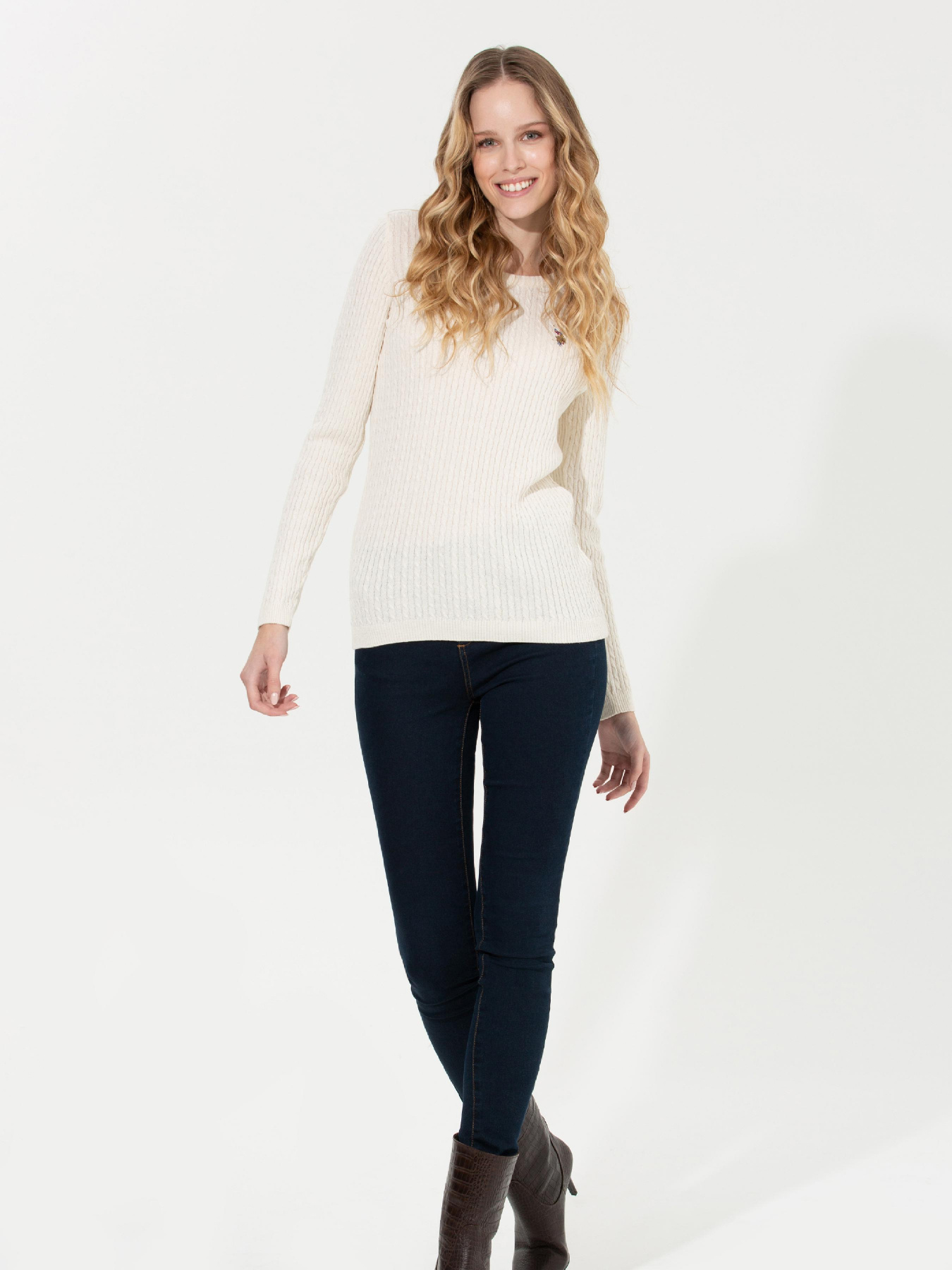 Джемпер US Polo модель G082SZ0TK.000.1505715.VR019 Фото