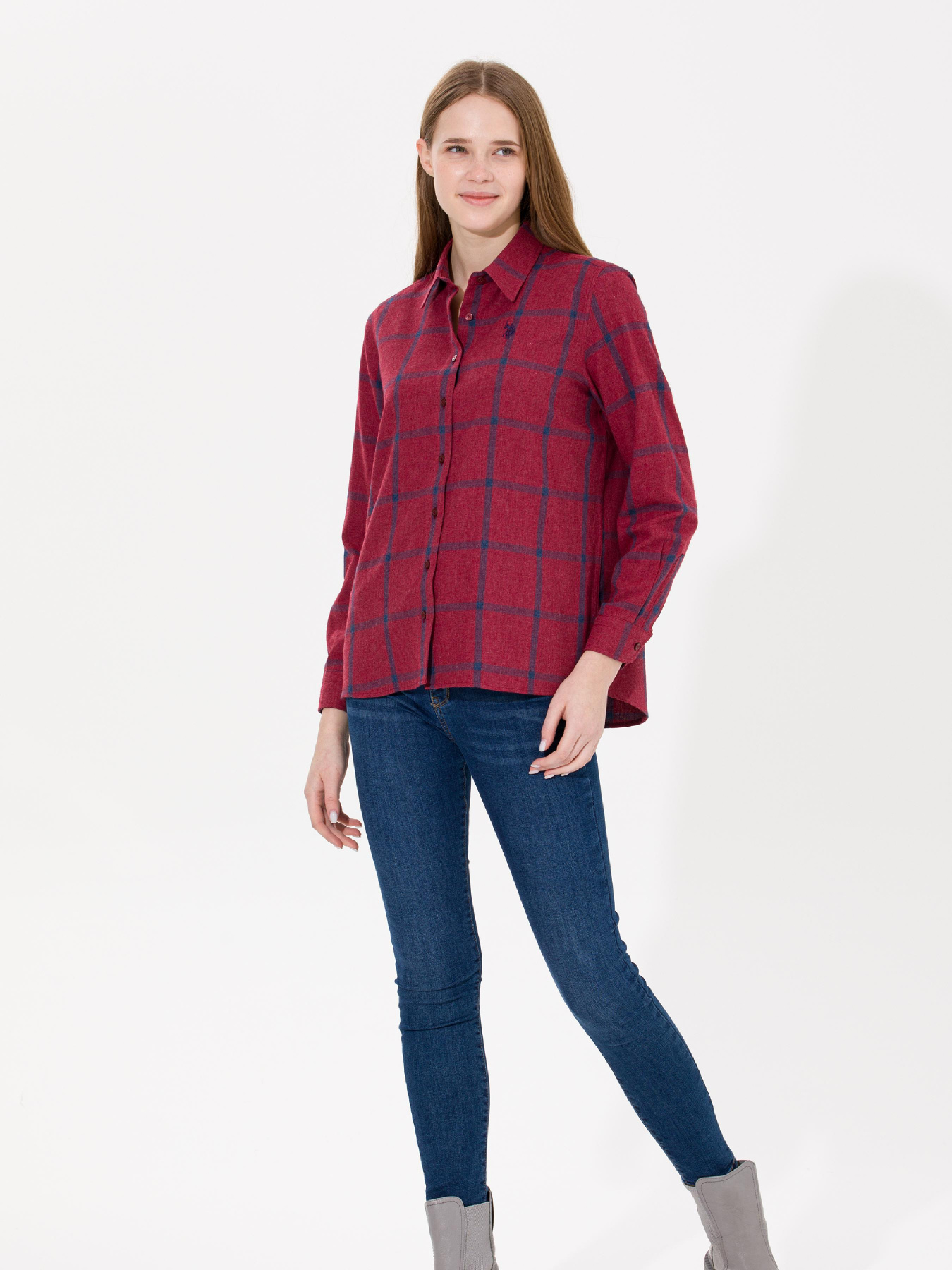 Рубашка US Polo модель G082SZ004.000.1563822.VR014 Фото