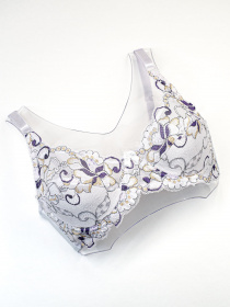 Бюстгальтер ISSA Plus модель BL2-877_белый_сиреневый Фото