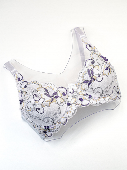 Бюстгальтер ISSA Plus модель BL2-877_белый_сиреневый Фото