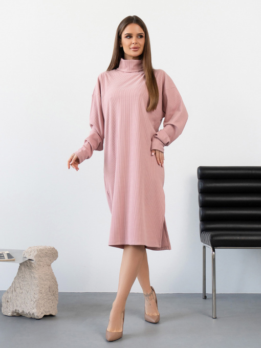 Сукня міді ISSA Plus модель 14433_розовый Фото