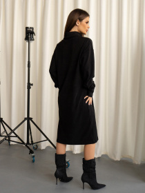 Сукня міді ISSA Plus модель 14433_черный Фото