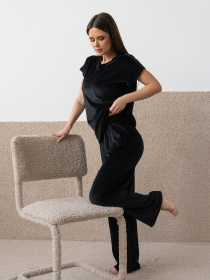 Пижама ISSA Plus модель 13667_черный Фото