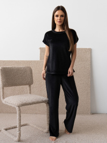 Пижама ISSA Plus модель 13667_черный Фото
