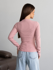 Лонгслив ISSA Plus модель 14435_розовый Фото