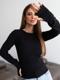 Лонгслів ISSA Plus модель 14437_черный Фото