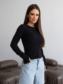 Лонгслів ISSA Plus модель 14437_черный Фото