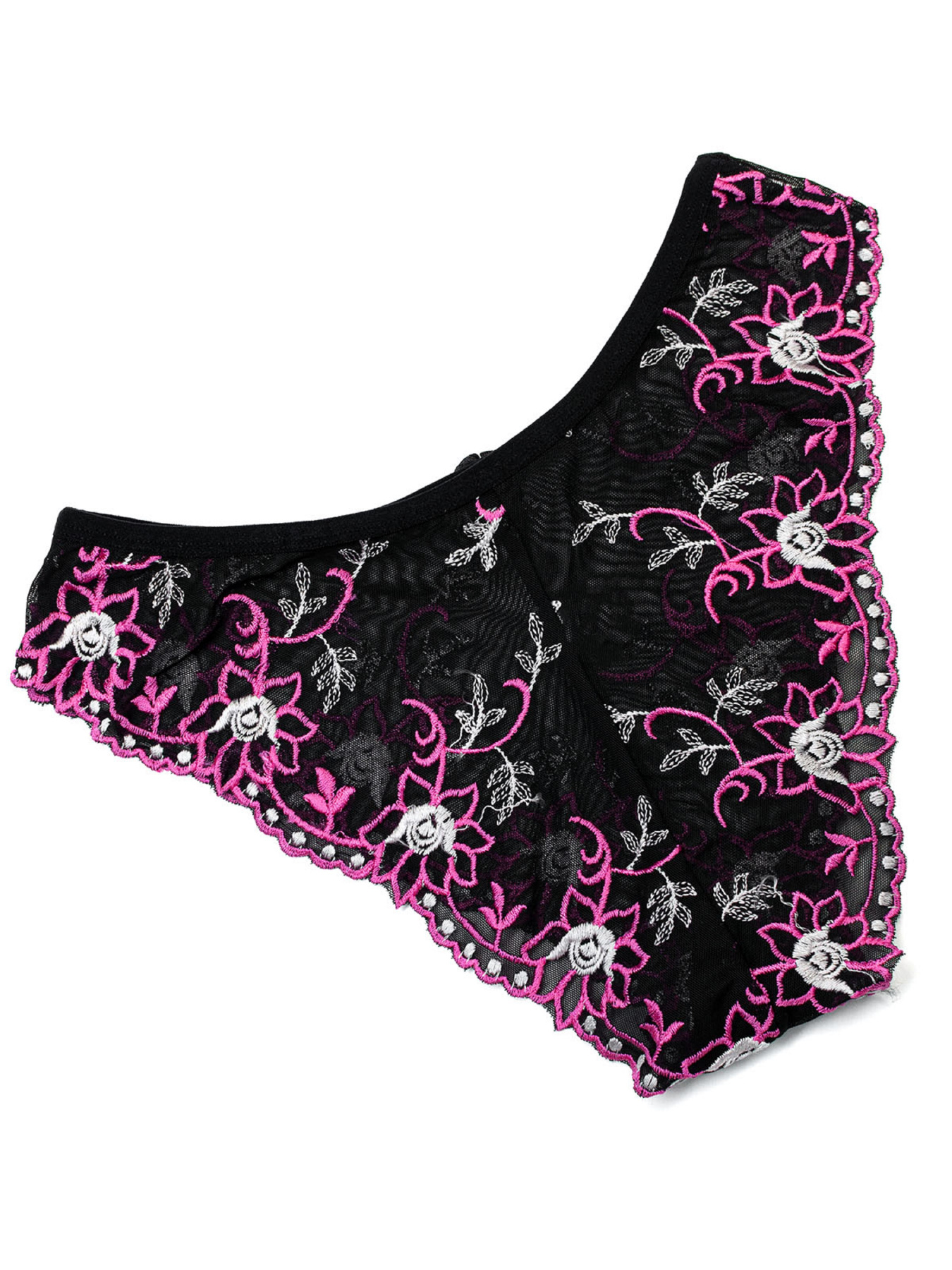 Трусы ISSA Plus модель BL2-882_черный_розовый Фото