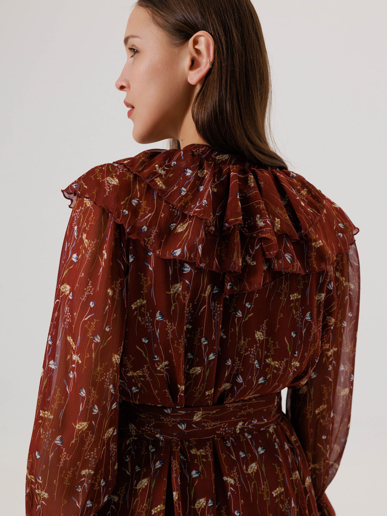 Сукня міді Alnest модель AN 142 Фото