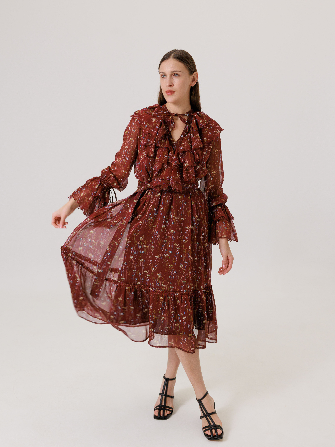 Платье миди Alnest модель AN 142 Фото