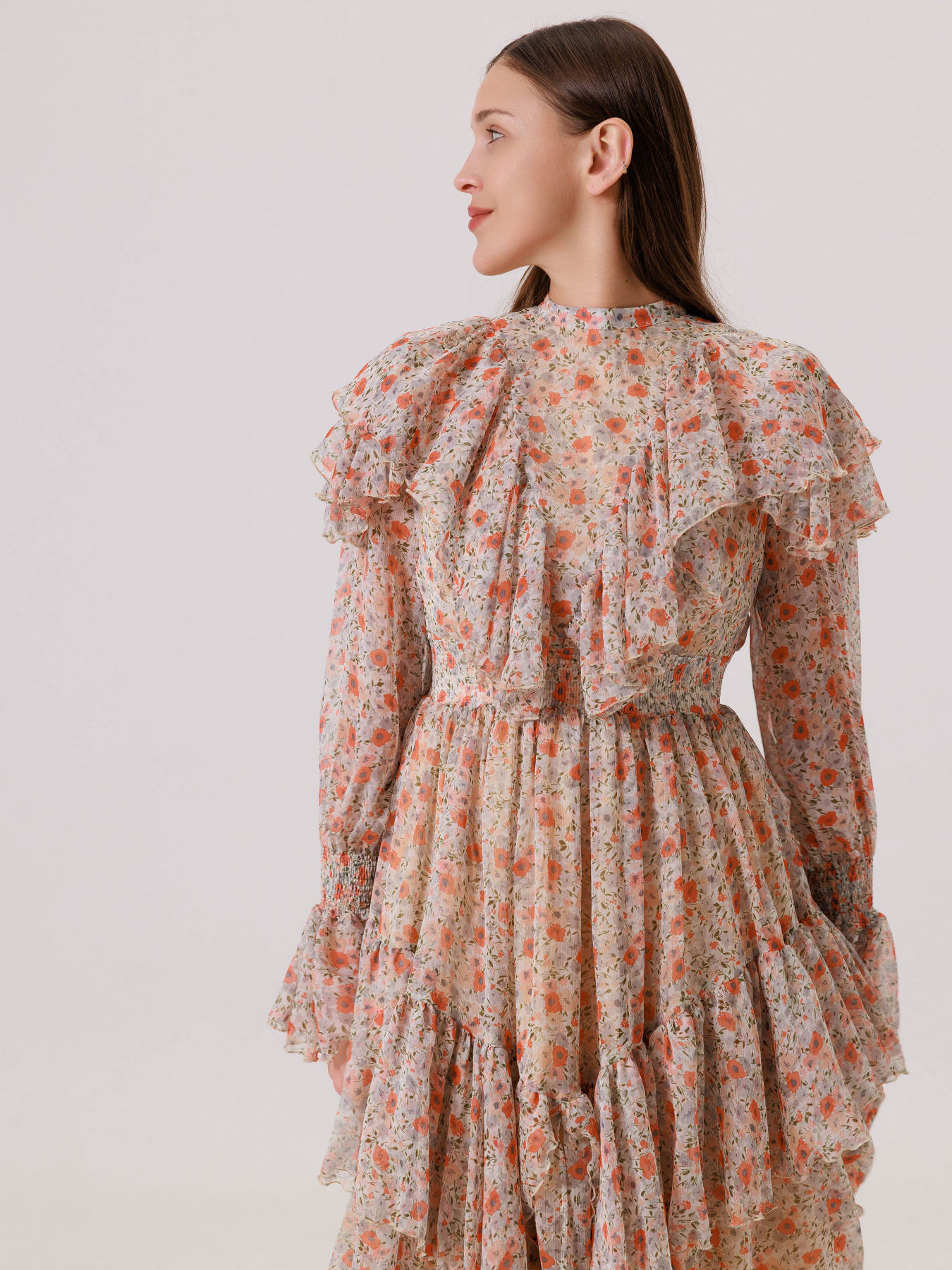 Сукня міді Alnest модель AN143 Фото