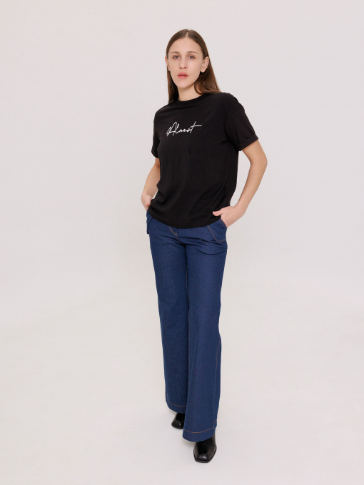 Широкие джинсы Alnest модель AN264 Фото