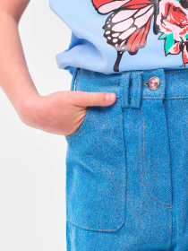 Широкие джинсы YUMSTER модель YH.22.25.001 Фото