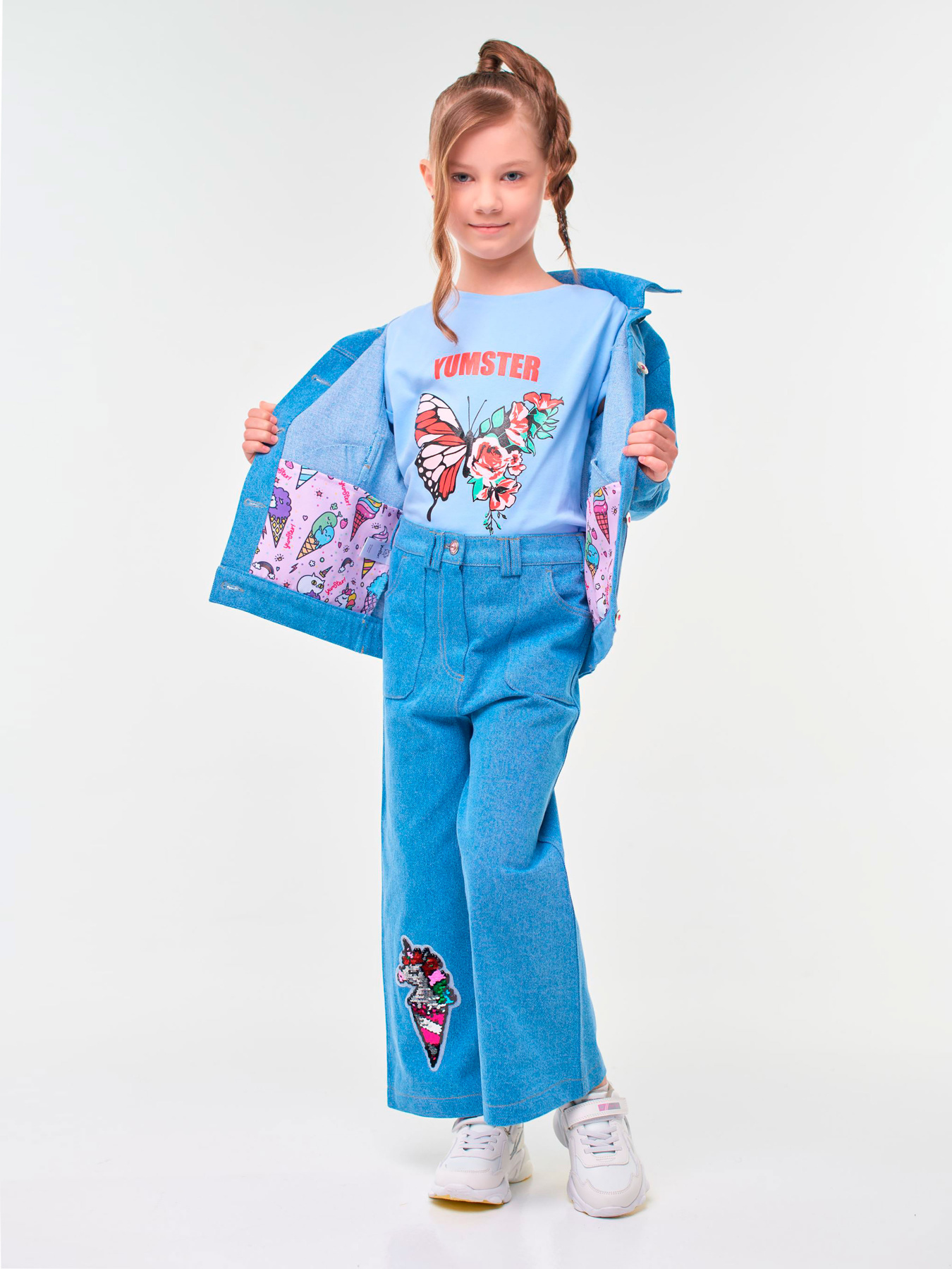 Широкі джинси YUMSTER модель YH.22.25.001 Фото