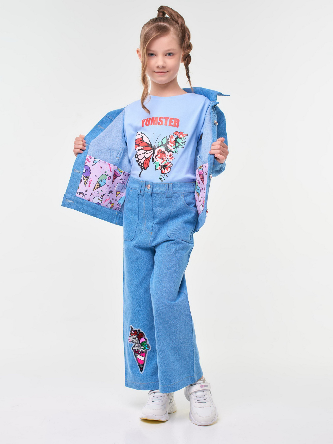 Широкі джинси YUMSTER модель YH.22.25.001 Фото