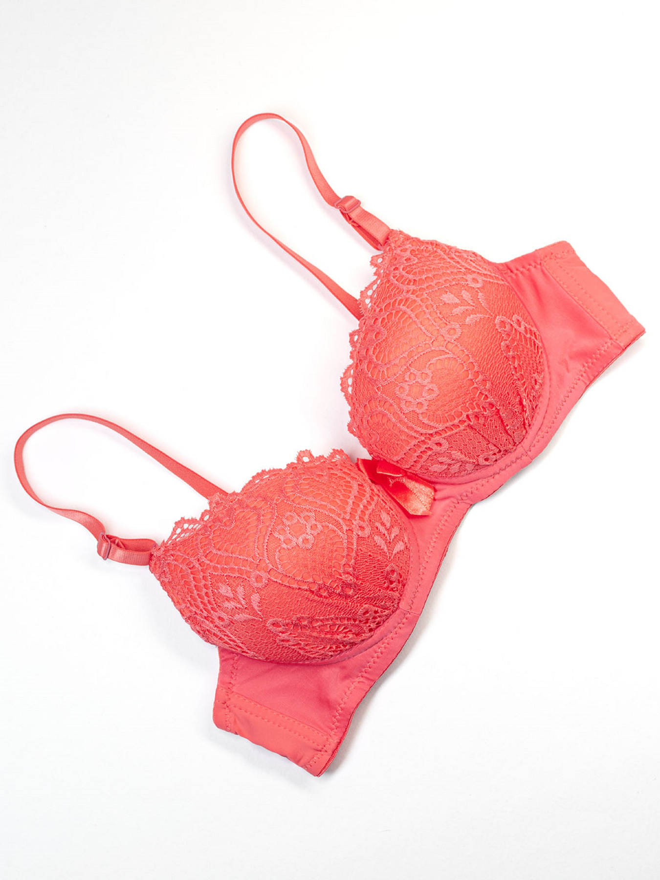Бюстгальтер ISSA Plus модель BL2-896_коралловый Бюстгальтер ISSA Plus модель BL2-896_коралловый Фото