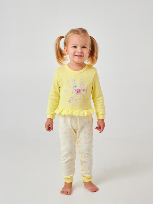 Нательный комбинезон SMIL модель smil_108670-neznyj-zeltyj Фото