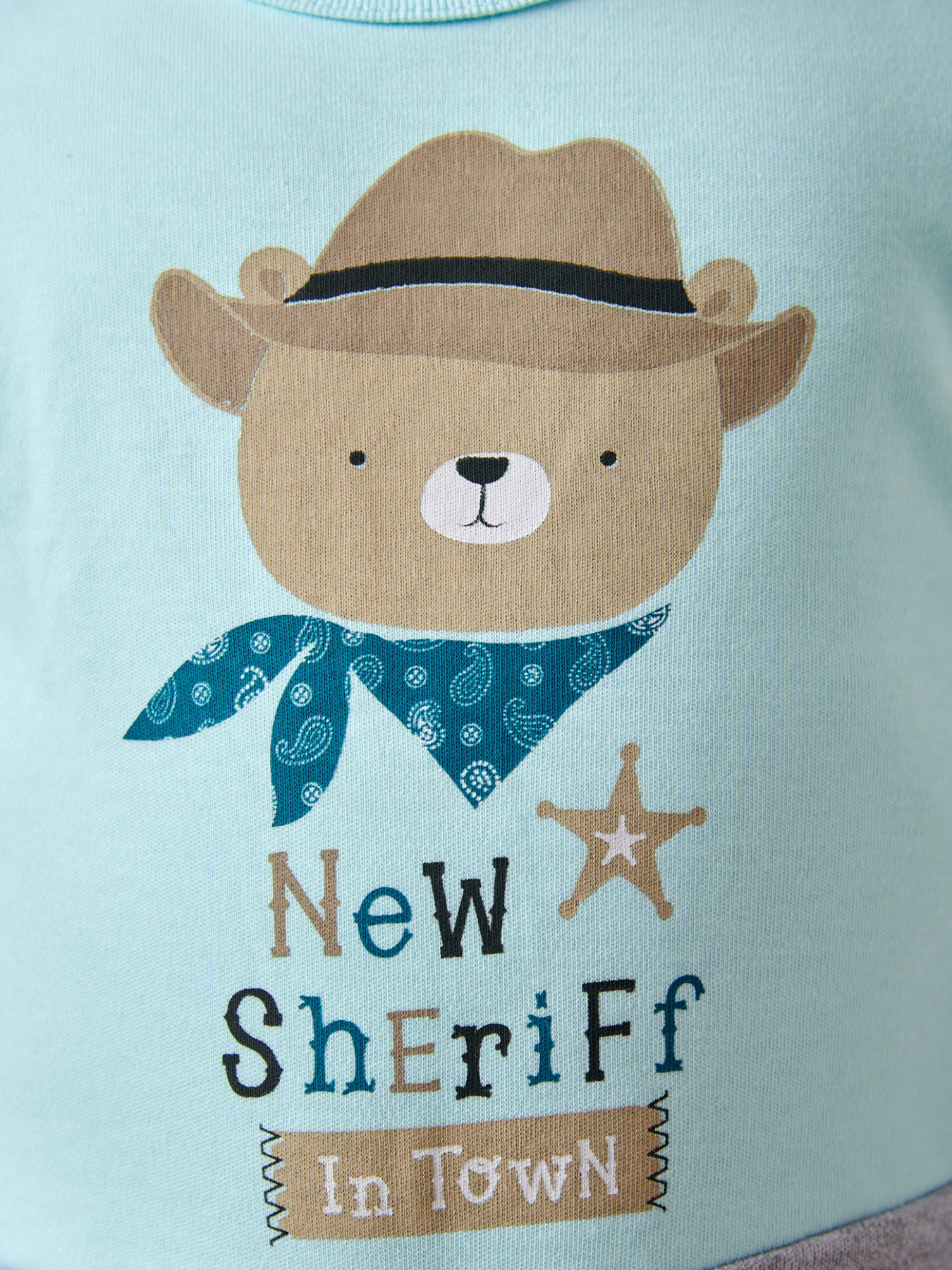 Нательный комбинезон SMIL модель smil_108674-goluboj Фото