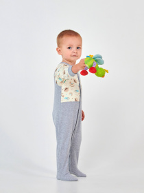 Нательный комбинезон SMIL модель smil_108673-risunok-s-serym-melanzem Фото