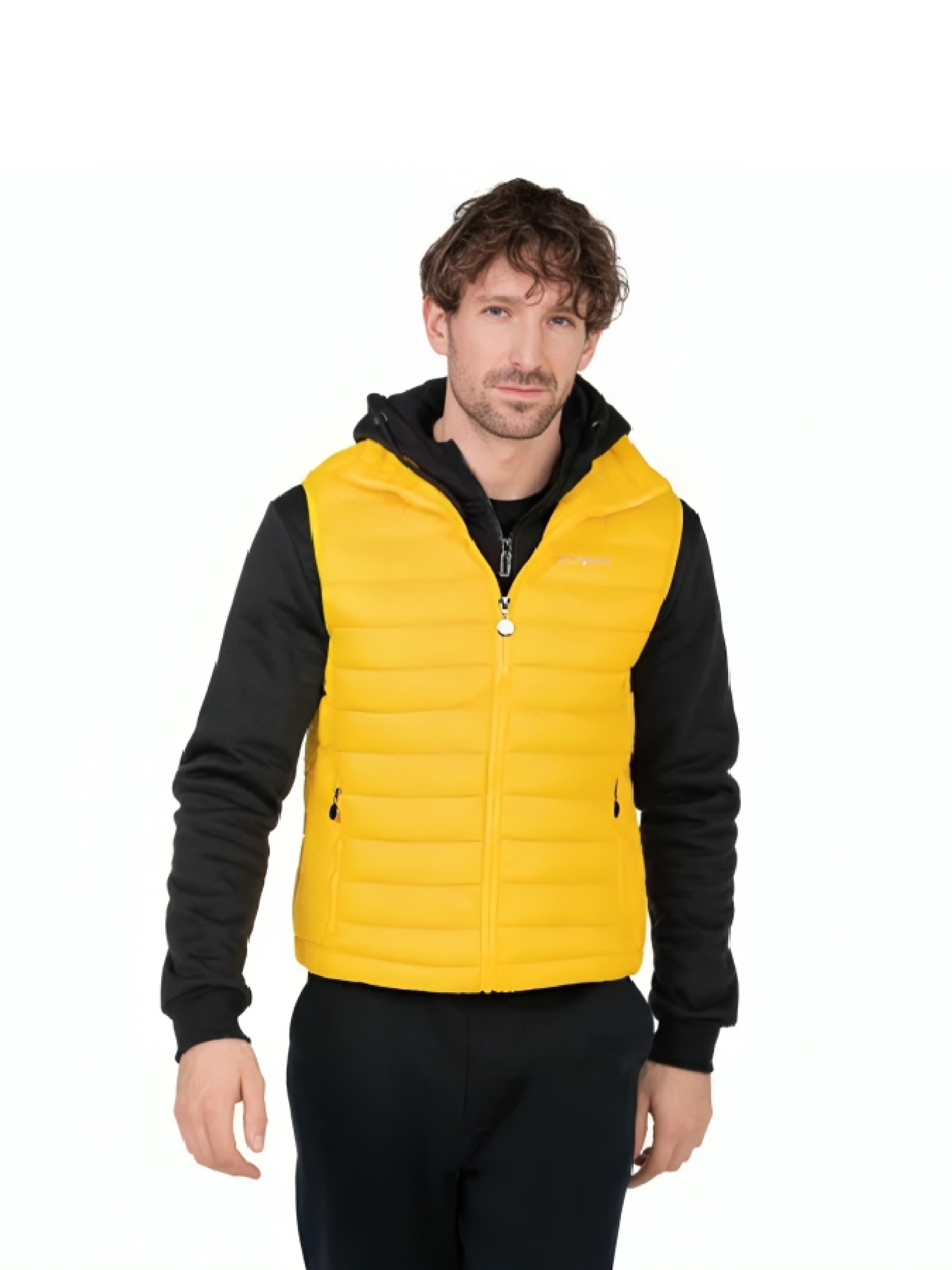 Чоловічий Утеплений жилет Spaio Classic Z01 (5901282501177) колір жовтий, матеріал нейлон/поліестер