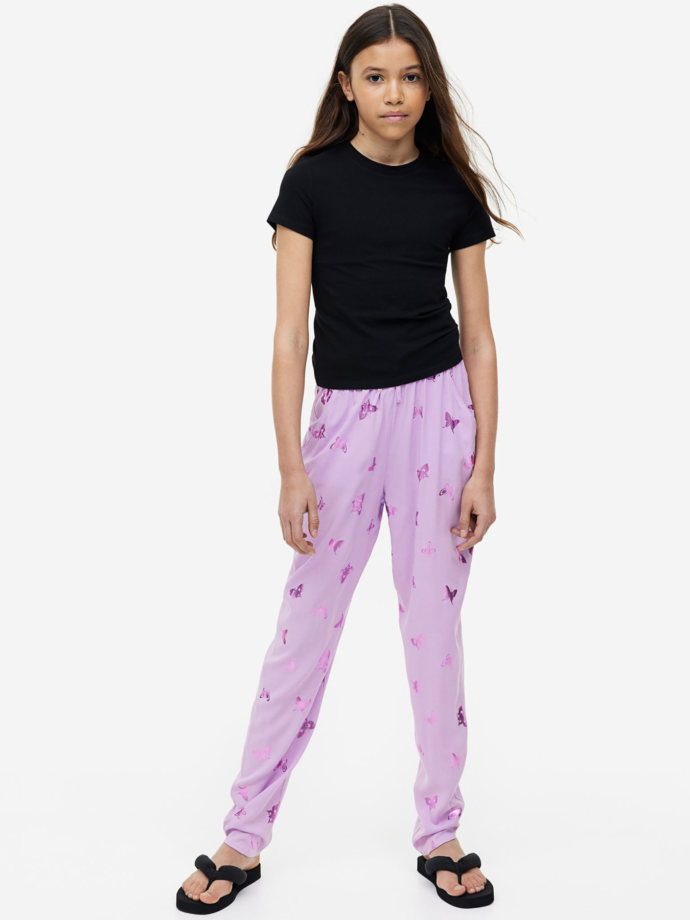 Брюки повседневные H&M модель 71317 Фото