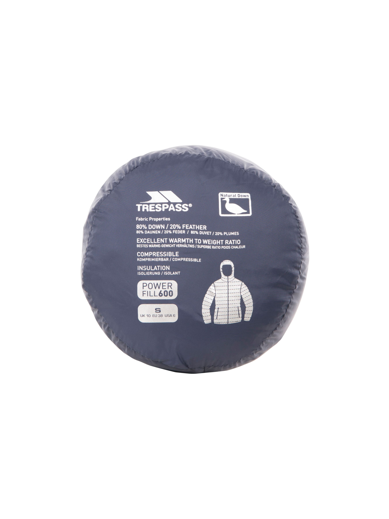 Пуховик Trespass Amma модель FAJKDOTR0009 Фото