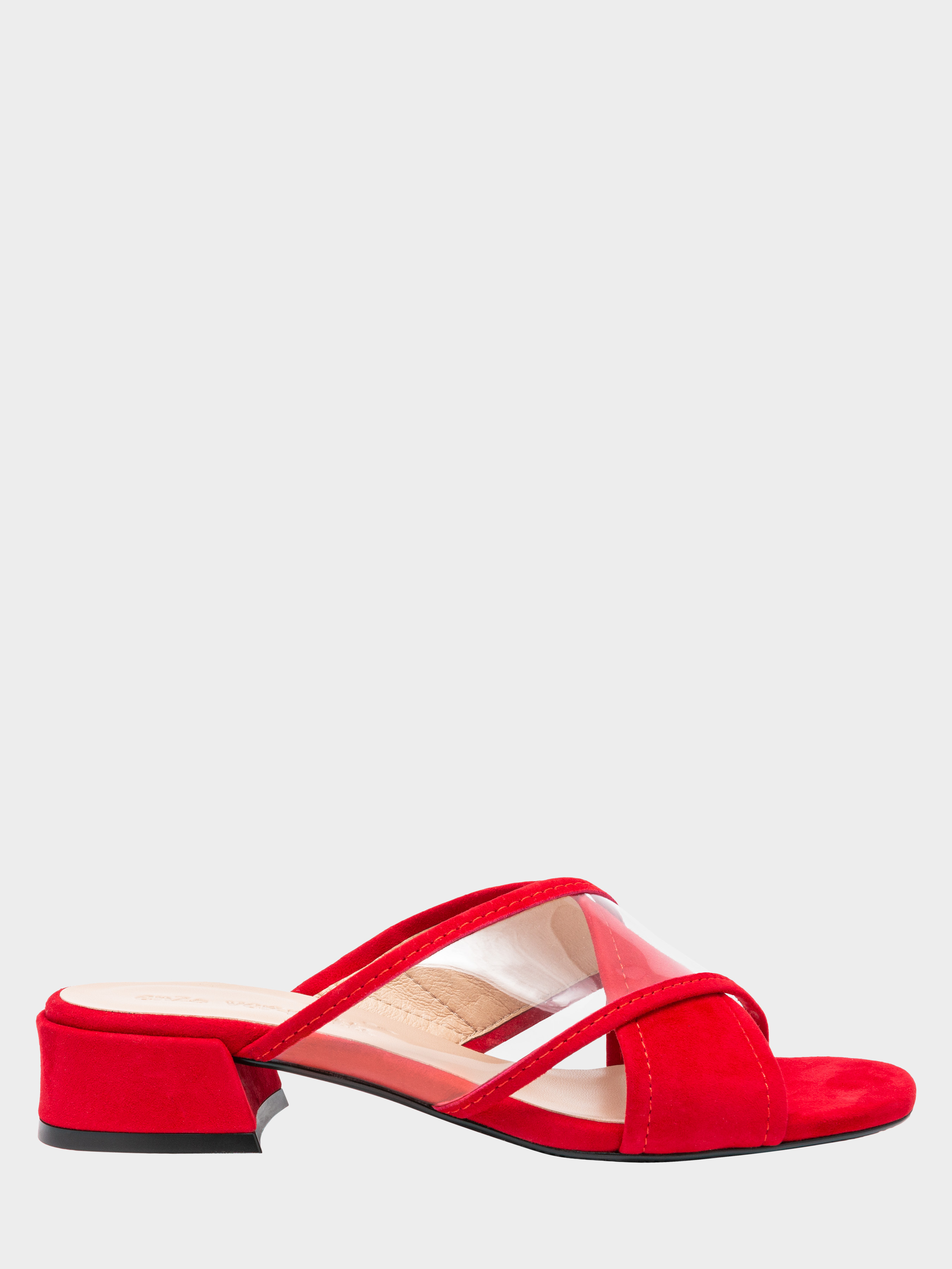 Замшеве Жіноче Сабо Enzo Verratti Bella (18-4-9606-10-1rvsil) колір червоний