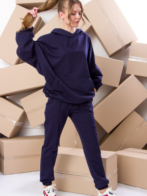 Спортивний костюм Носи своє модель 8263-057-chornilxno-sinj Фото