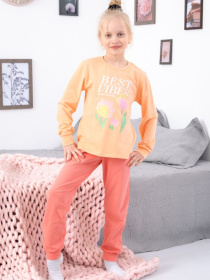 Пижама Носи своє модель 6076-036-33-5-pomaranchevo-persikovij-best Фото