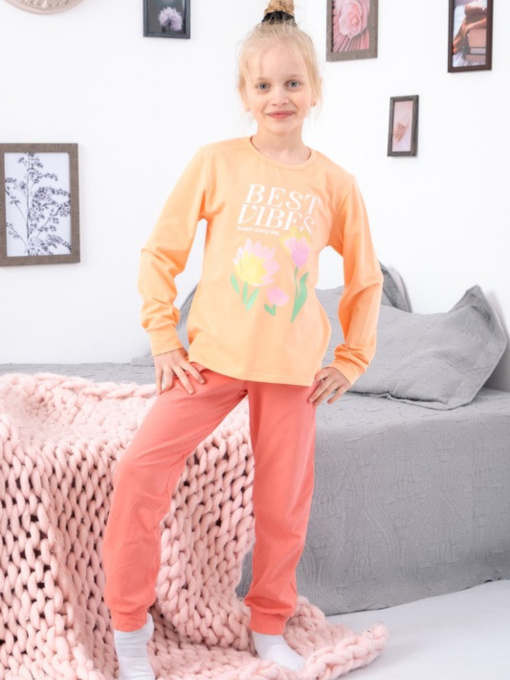 Пижама Носи своє модель 6076-036-33-5-pomaranchevo-persikovij-best Фото