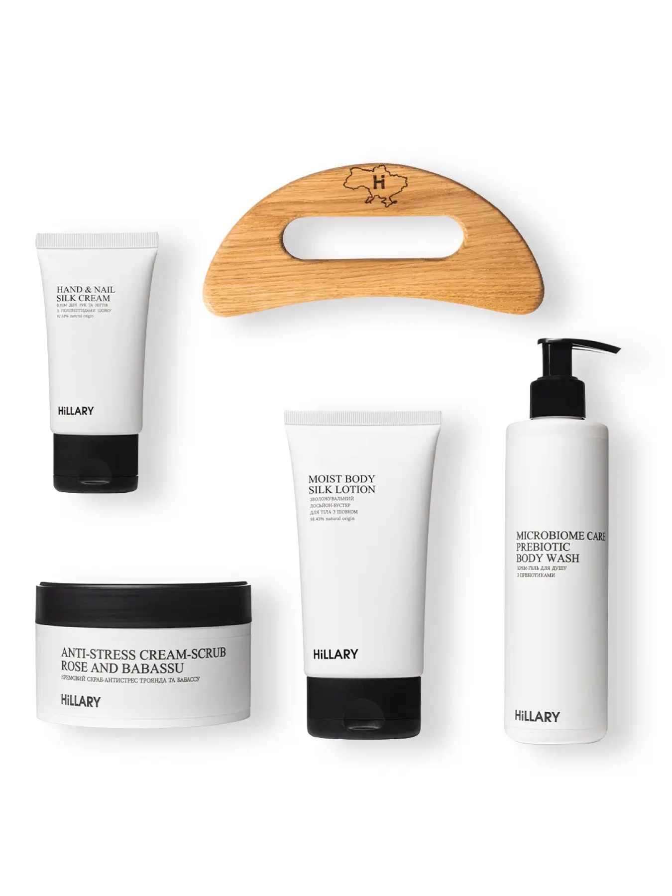 Набор ухода за телом с скребком Hillary модель M-11-382 Фото