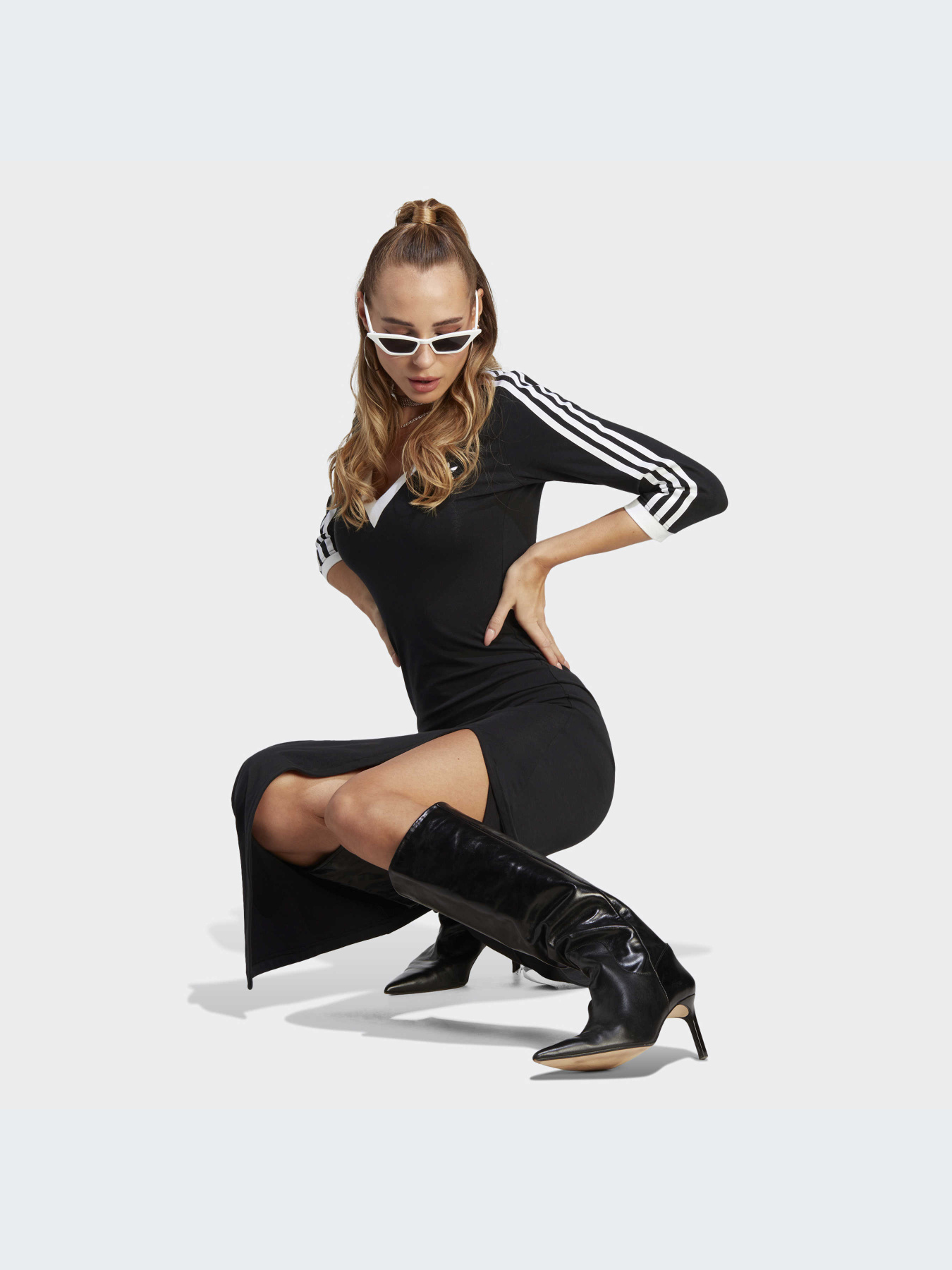 Платье макси Adidas модель IK0439 Фото