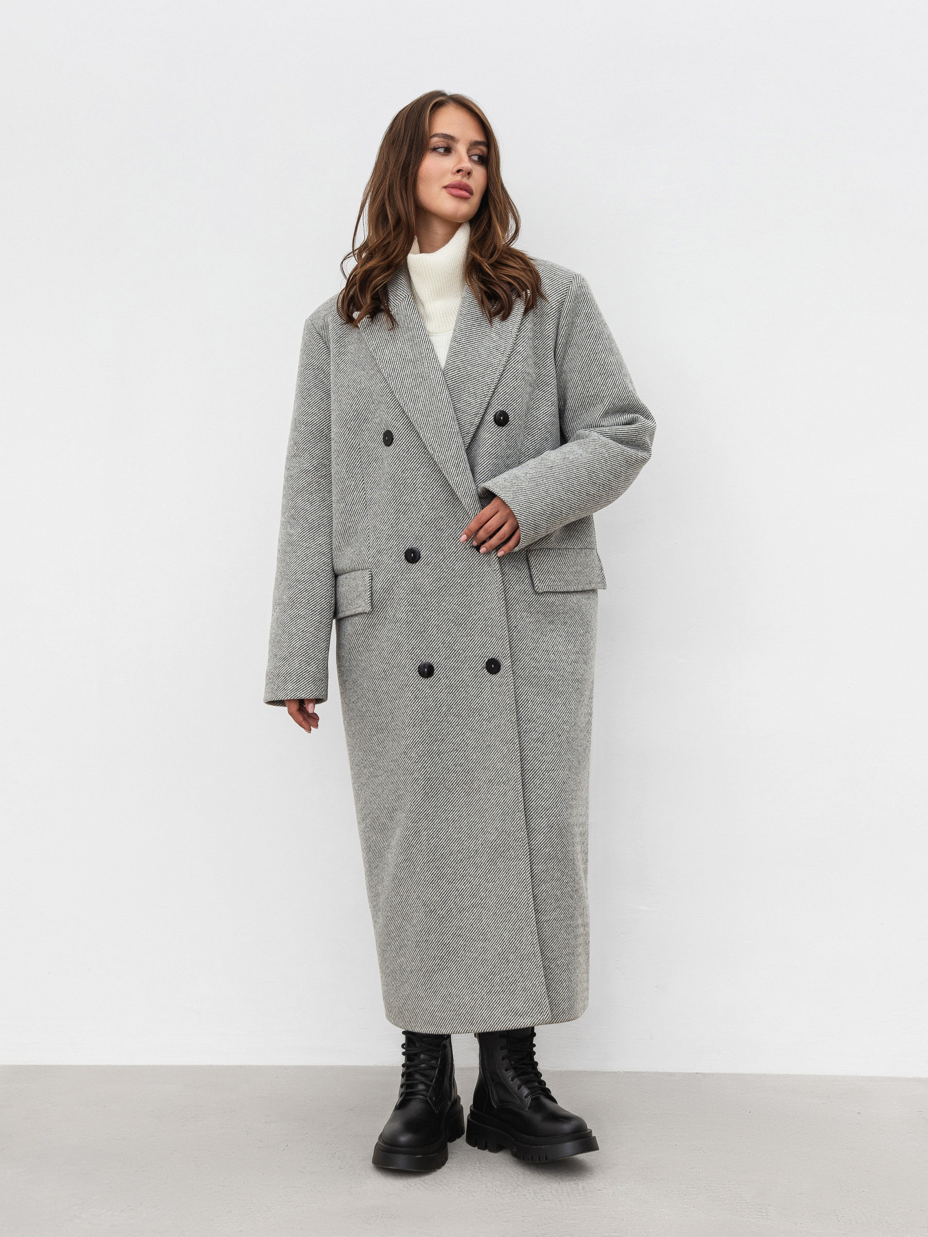 Пальто с утеплителем Romashka Мерсин модель 208024205081 Фото