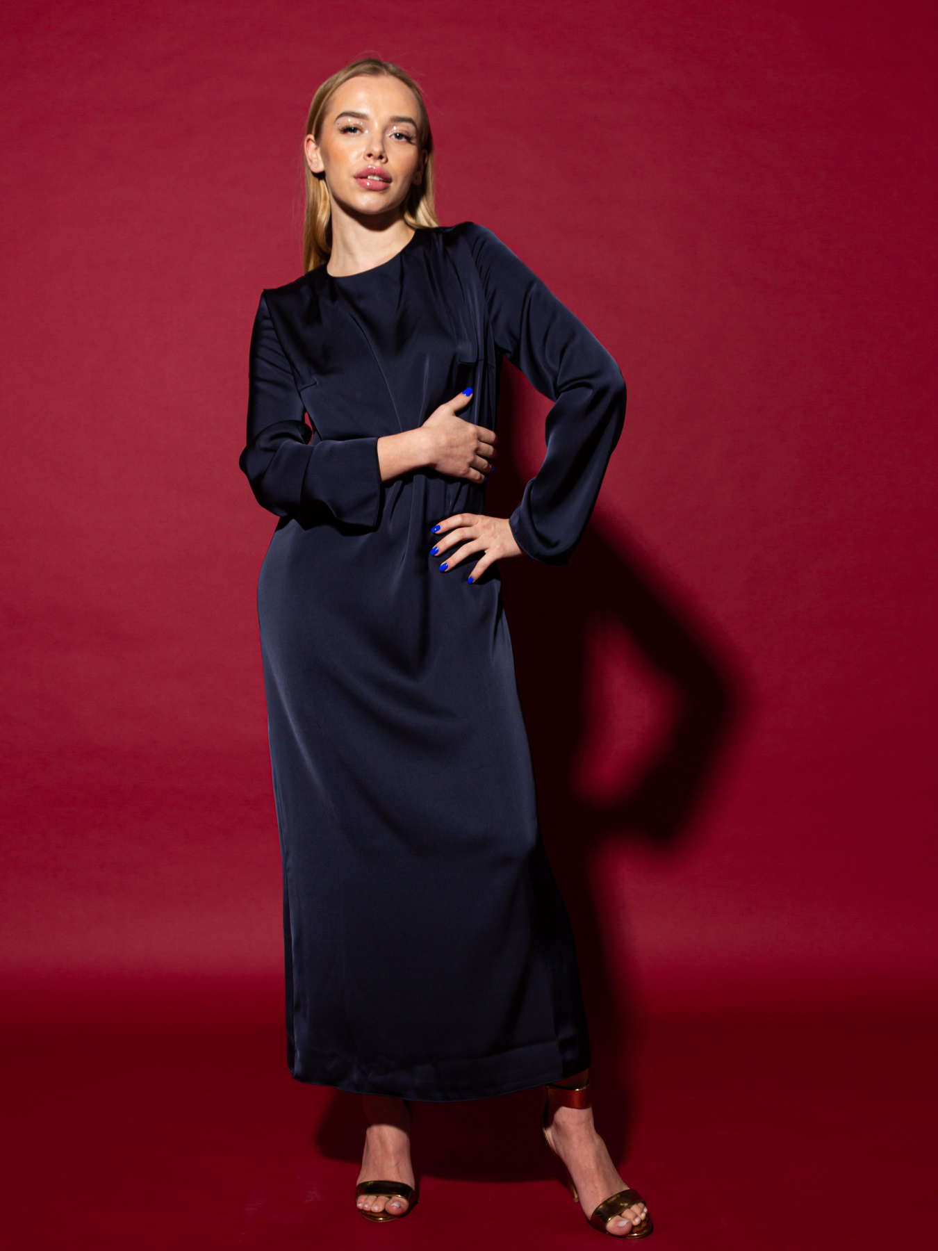 Платье макси Famo модель PLA-0021_02 Фото