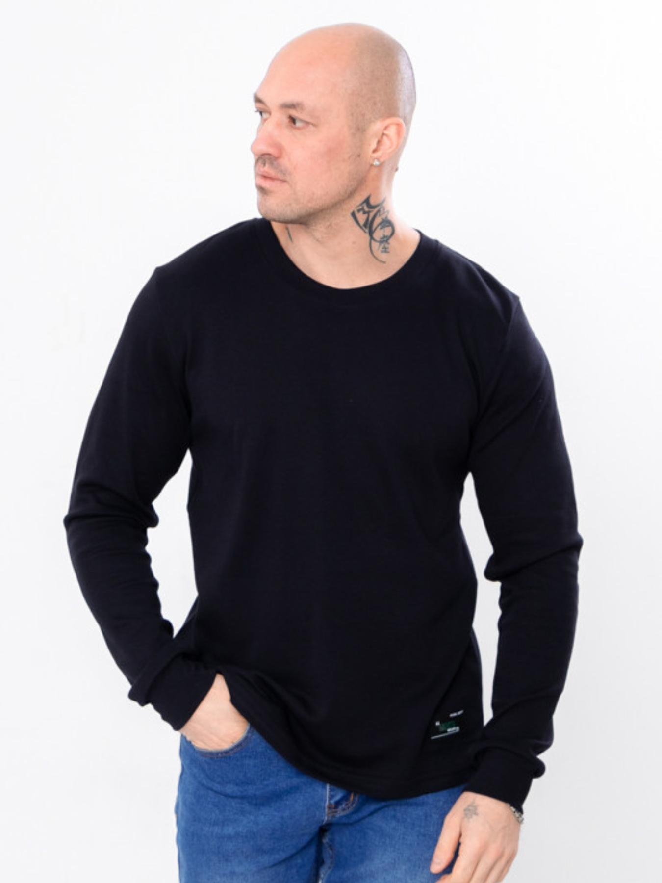 Лонгслив Носи своє модель 8631-015-chornij Фото