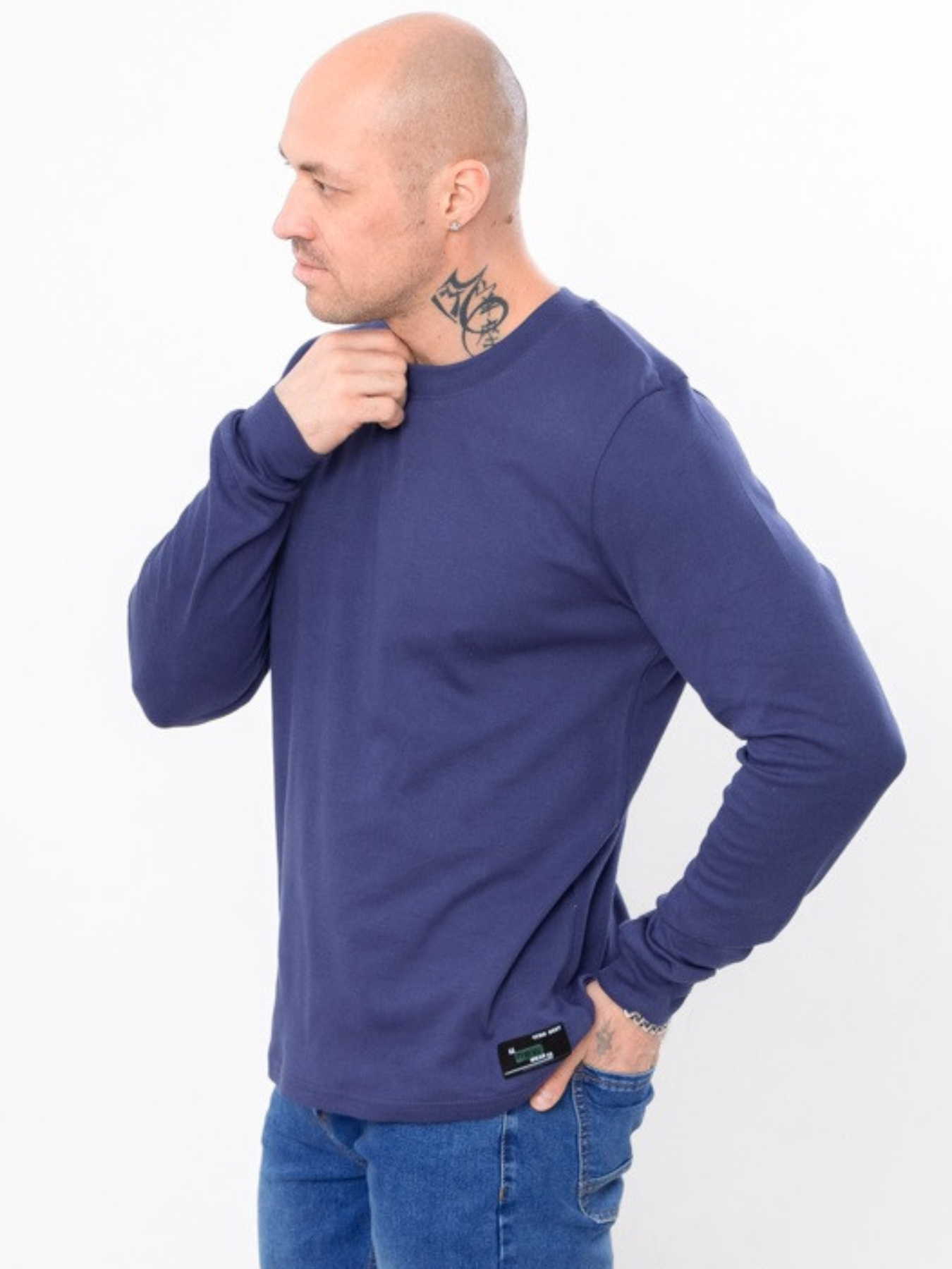 Лонгслив Носи своє модель 8631-015-sinj Фото