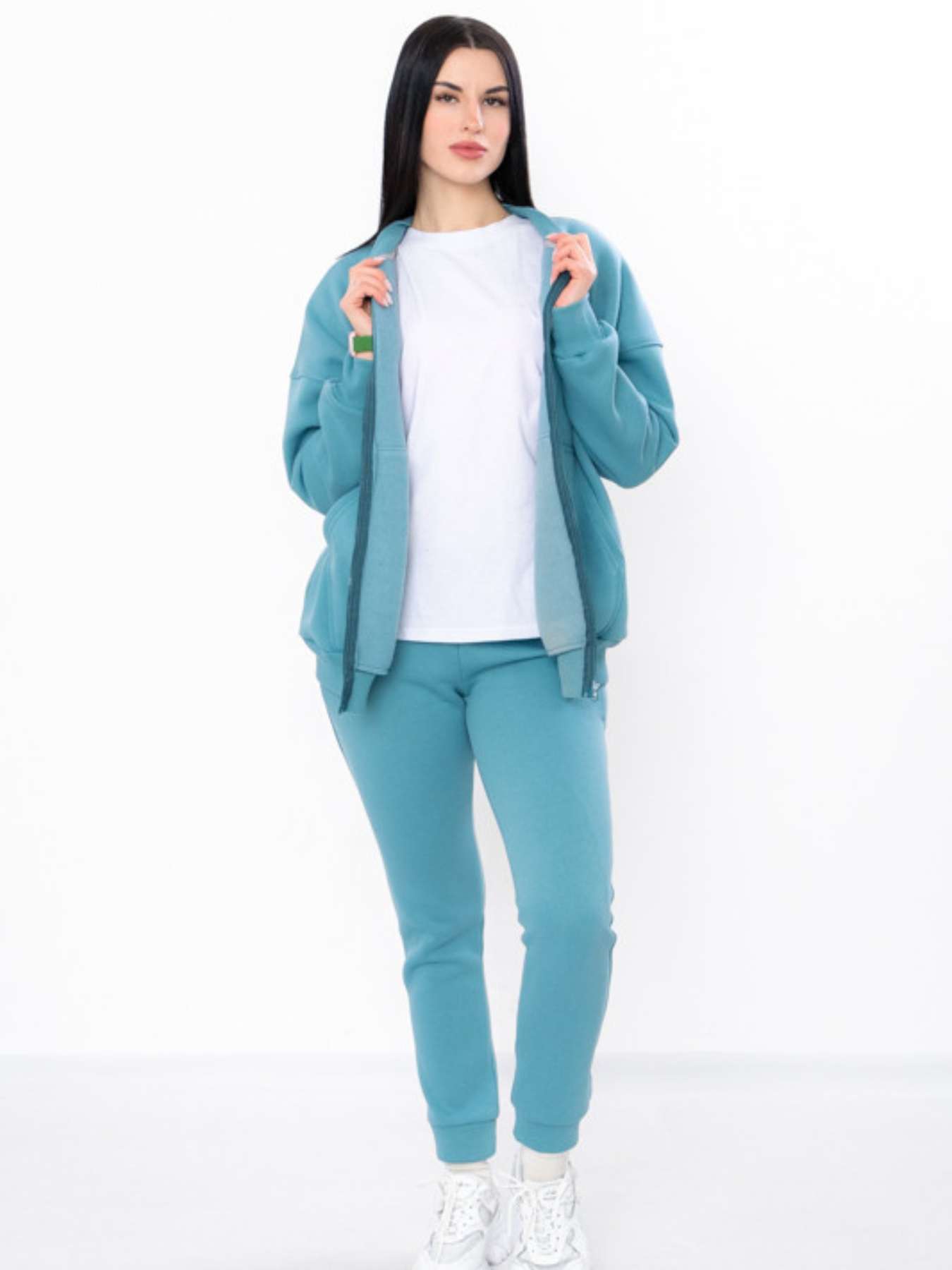 Повседневный костюм Носи своє модель 8371-025-sro-blakitnij Фото