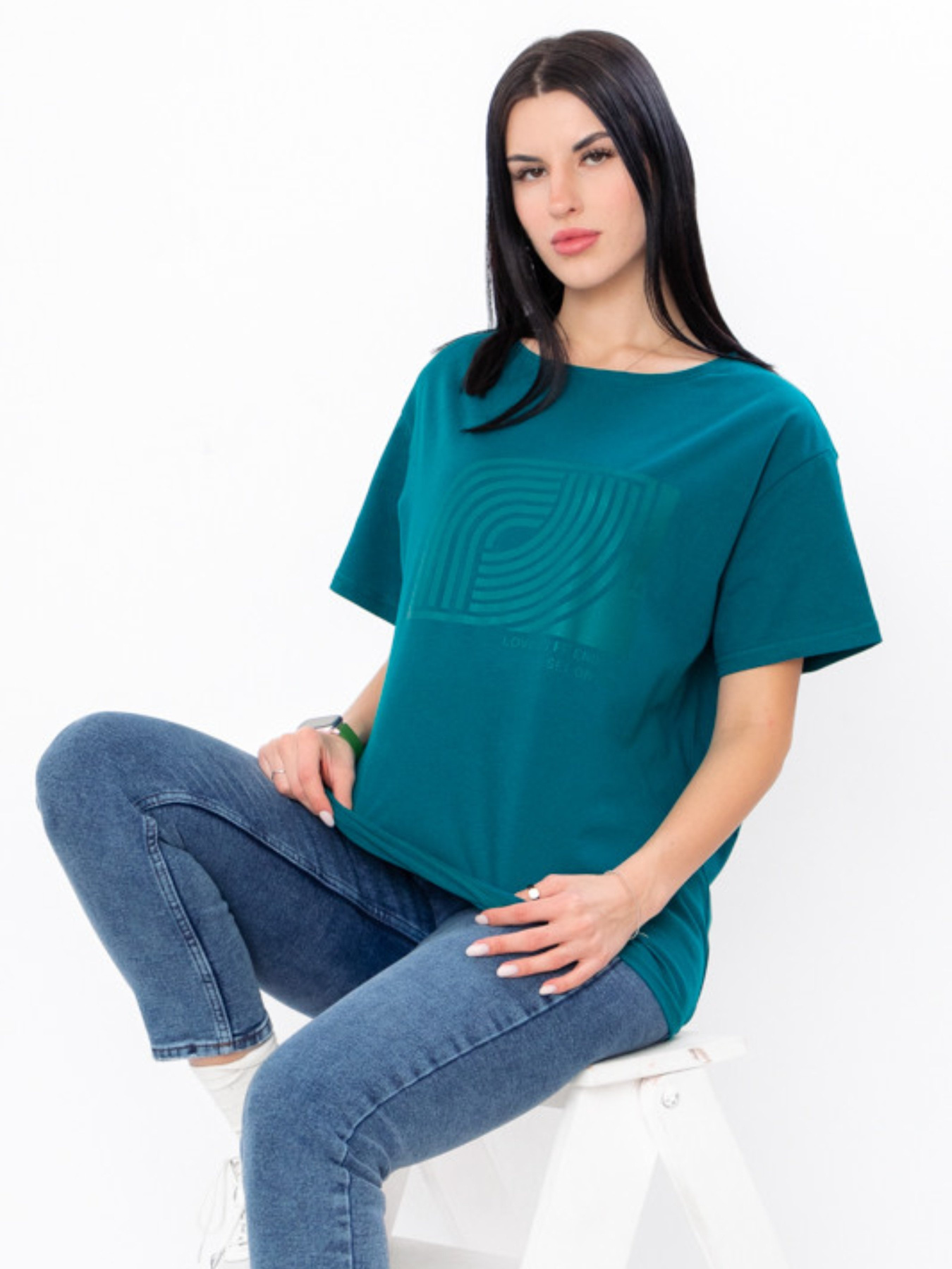 Футболка Носи своє модель 8127-001-33-smaragdovij Фото