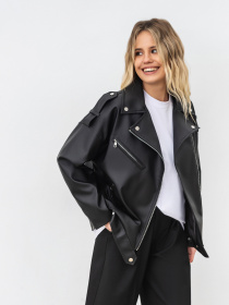 Шкіряна куртка Romashka Берлін модель 208016206101 Фото