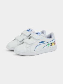 Кеды низкие PUMA Smash V2 Home School V Ps модель 386200 Кеды низкие PUMA Smash V2 Home School V Ps модель 386200 Фото