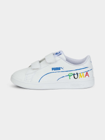 Кеды низкие PUMA Smash V2 Home School V Ps модель 386200 Кеды низкие PUMA Smash V2 Home School V Ps модель 386200 Фото
