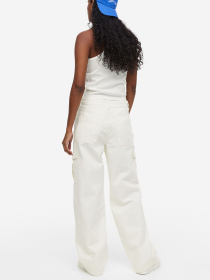 Широкі джинси H&M модель 71636 Широкі джинси H&M модель 71636 Фото