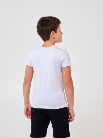Спортивна футболка SMIL модель smil_110769-belyj Фото