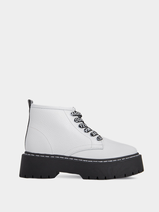 Ботинки и сапоги Steve Madden модель SM11001214-WHITE LEATHER Фото