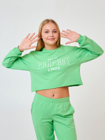 Світшот SMIL модель smil_116619-mentol Світшот SMIL модель smil_116619-mentol Фото