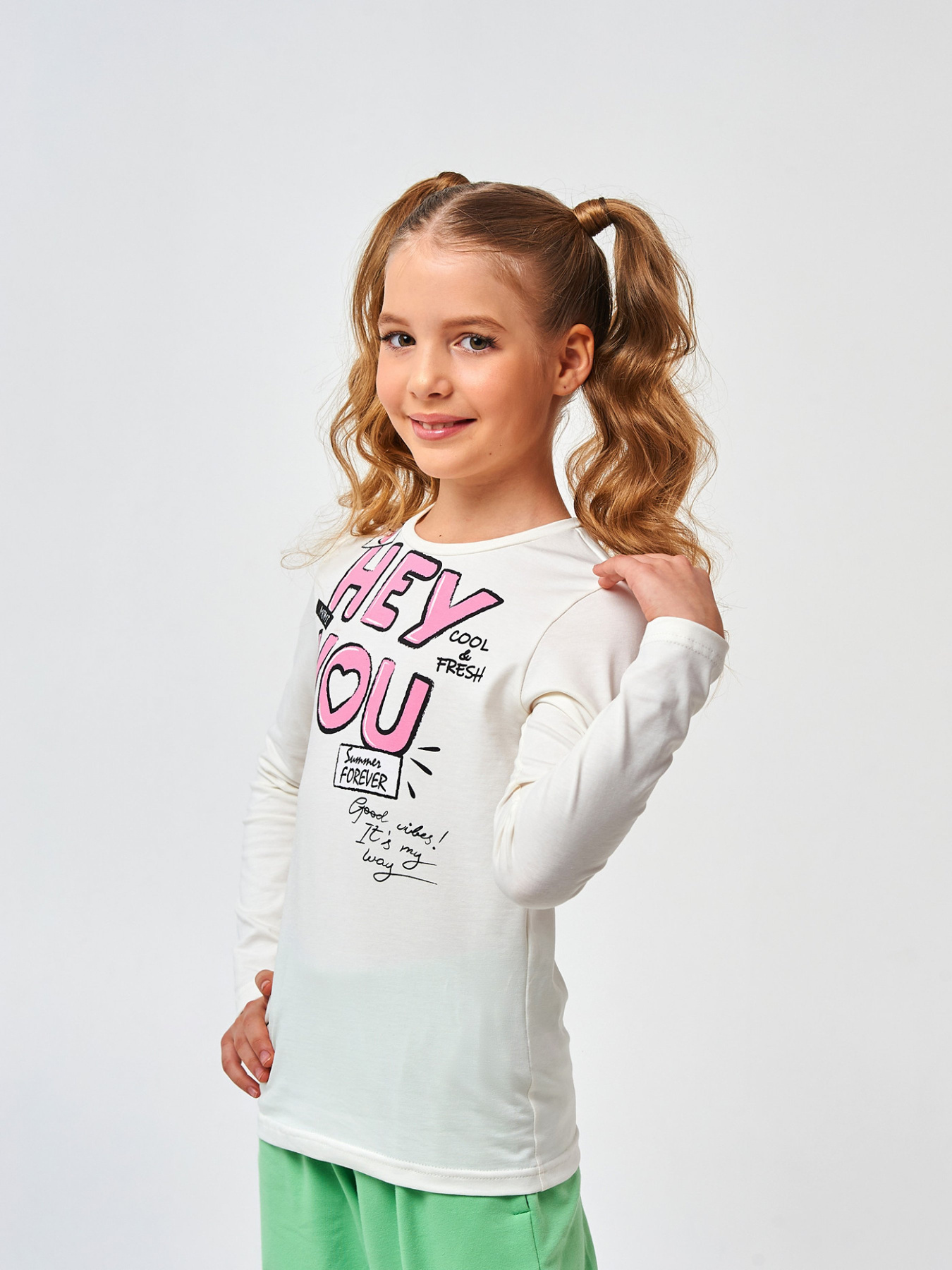 Лонгслив SMIL модель smil_114959-molocnyj Фото