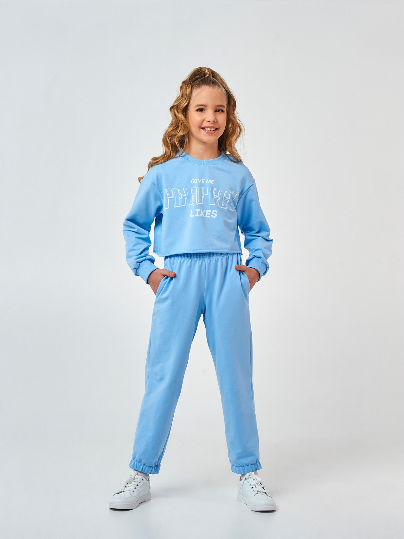 Свитшот SMIL модель smil_116614-goluboj Фото